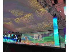 纱幕舞台厂家定制 纱幕投影幕布 全息纱幕安装